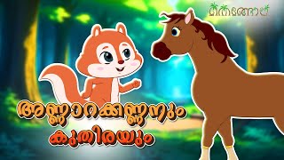 അണ്ണാറക്കണ്ണനും കുതിരയും  Latest Kids Cartoon Malayalam  Muthashikadhakal [upl. by Anama]