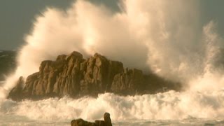 Relaxing Ocean Waves Crashing on Rocks  Ocean Sounds Calming Meditation Mindfulness [upl. by Vernon895]