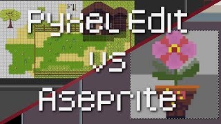 Aseprite vs Pyxel Edit  Pixel Art Animation amp Tile Tool Comparison [upl. by Salokin]