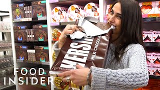 Big Candy Bars At Hersheys Chocolate World [upl. by Kaylil]