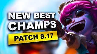 New Best Champions in Patch 817 SEASON 8 for Climbing in EVERY ROLE League of Legends [upl. by Dituri]