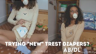 I tried the quotnewquot Trest Diapers  ABDL [upl. by Ledif]