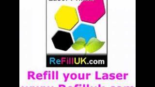 Refill your laser Printer clp300 laserjet 1600 2600 epson [upl. by Suivatna]