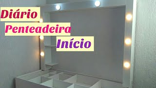 Como fazer Penteadeira com espelho camarim facavocemesmo penteadeira part1 [upl. by Iney56]