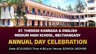 LIVE  ANNUAL DAY CELEBRATION  ST THERESE KANNADA amp ENGLISH MEDIUM HIGH SCHOOL BELTHANGADY [upl. by Odrareg894]