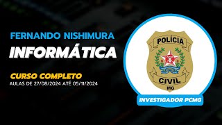 PCMG 2024  Investigador Informática Básica [upl. by Ynoep]