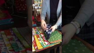 How to Wrap a Furoshiki  Japanese eco wrapping cloth [upl. by Earle]