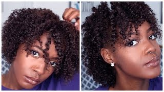 How To Easy Defined Flat Twist Out On Fine Natural Hair  4A 4B 4C [upl. by Ahsekahs496]