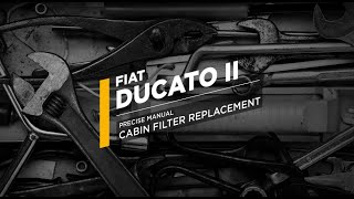 Cabin Filter Replacement  Fiat Ducato II  WP9368 [upl. by Suaeddaht]