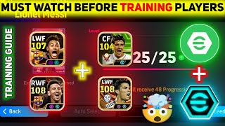 Easy way to train a player to max rating efootball 2024 How to boost your player [upl. by Noreh722]