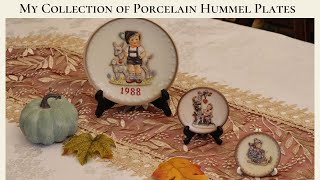 My Collection of Porcelain Hummels  Plates [upl. by Illoh329]