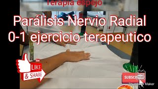 Parálisis nervio radial 01 ejercicios [upl. by Oaks762]