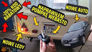 53 Naprawa pompki WEBASTO żarówki led nowe auto kod rabatowy [upl. by Omrelliug]