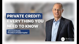 5  David Golub  Everything You Need To Know About Private Credit [upl. by Draned]