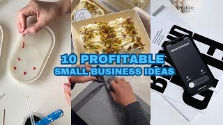 10 Profitable Small Business Ideas to Start in 2025 [upl. by Sissie]