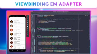 Implementado ViewBinding em Adapter no Android Studio   Java  Kotlin [upl. by Nuaj787]