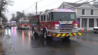 2022 ChesterNJ Fire Company Annual New Years Day Parade 1122 [upl. by Baggett]