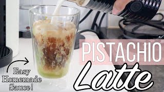 Pistachio Latte At Home  Easy Pistachio Sauce Recipe [upl. by Norabal]