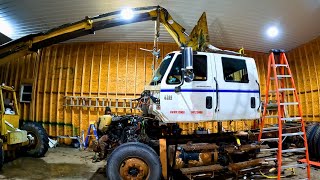 Building My Dream Truck  Part 3  Removing Cab and excess wireshoses [upl. by Burner]