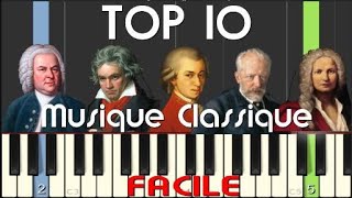 Apprendre 10 pieces célèbres de musique classique Piano facile [upl. by Rodie917]