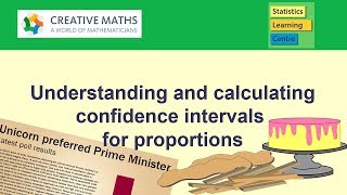 Understanding and calculating confidence intervals for population proportions  statistics help [upl. by Peirce485]