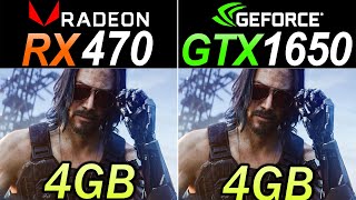 RX 470 Vs GTX 1650  How Much Performance Difference in 2021 [upl. by Carolan]