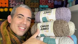 NEW Yarn Review Caron Jumbo Twirl [upl. by Alraep]