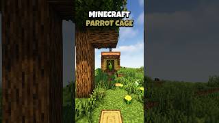 Minecraft Parrot Cage Tutorial 🦜 [upl. by Jeffries]