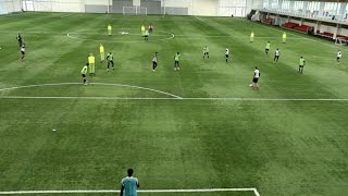 Learn how to play the pressing game  Soccer training drill  Nike Academy [upl. by Ailimat]