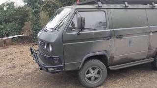 VW T4 SYNCRO 25TDI 4X4 OFF ROAD POLAND [upl. by Aloke423]