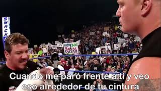 Eddie Guerrero promo Brock Lesnar sub español [upl. by Nelie395]