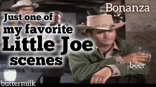 Bonanza TV show My favorite scenes with Little Joe quotoh you would have died of a bad case of slowquot [upl. by Ahsenrat]