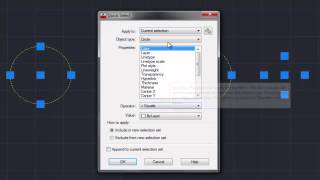 AutoCAD select by color [upl. by Beutner764]