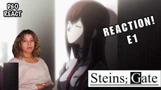 Reaction Steinsgate episode 1 Blind Reaction [upl. by Akinet]