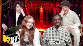 Stranger Things Cast on Their Favorite S4 BTS Moments  MTV News [upl. by Genia551]