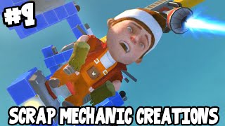 Scrap Mechanic CREATIONS  CRAZY THEME PARK RIDES 9 WAshDubh  Gameplay [upl. by Aicarg818]