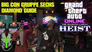 BIG CON Gruppe Sechs DIAMOND HEIST Guide All Setups START To FINISH  GTA Online [upl. by Mace42]