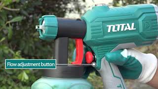 Spray gun TT3506  450W 800ML 380MLMIN فرد رش كهرباء  Chaaban Tools amp Hardware Lebanon [upl. by Saitam]