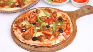 সহজ এবং ঝটপট পিৎজা রেসিপি ॥ Easy Pizza Recipe ॥ How To Make Pizza [upl. by Huskamp950]