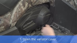 HOW TO INSTALL Variator Upgrade Kit CFMOTO CFORCE  UFORCE [upl. by Ewold]