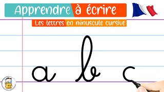 Apprendre À Écrire Les Lettres De LAlphabet En Minuscule Cursive  Apprendre À Tracer Les Lettres [upl. by Strohben405]