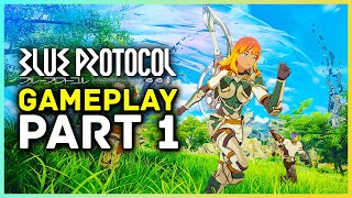 Blue Protocol Gameplay Part 1  30 Minutes Of Gameplay  Closed Beta JPN 2023 PS5 XBOX PC 4K [upl. by Lore]