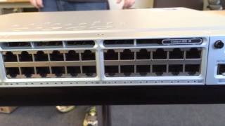 Cisco Catalyst 3850 Unboxing [upl. by Hanikehs]