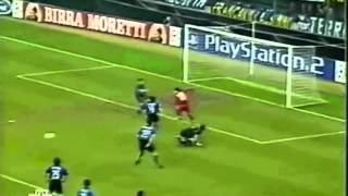 Internazionale vs Lyon 2102002 Group D Champions League 20022003 [upl. by Prober]