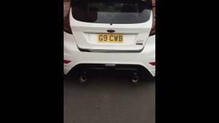 Fiesta St 180 mk7 kms hurricane exhaust system  dual exit [upl. by Lyon]