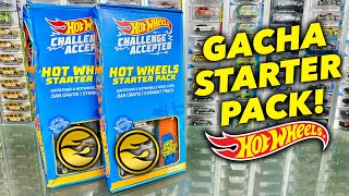 GACHA HOT WHEELS STARTER PACK GRATIS TRACK HOTWHEELS [upl. by Estis190]