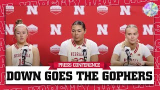 Nebraska Basketball Picks Up KEY Big Ten Win Over Minnesota  Full Postgame Press Confernce [upl. by Jsandye]