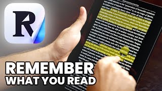 How I remember everything I read with Readwise [upl. by Yliram]