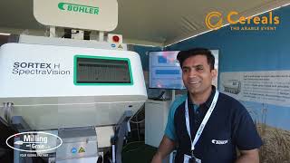 Cereals 2023  Saurabh Malhotra from Bühler talks us through the Sortex H Spectra Vision [upl. by Niledam]