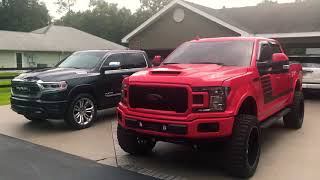 2019 Ram limited 3512524 vs 2018 Ford F150 lifted special edition 3255022 [upl. by Alebasi]